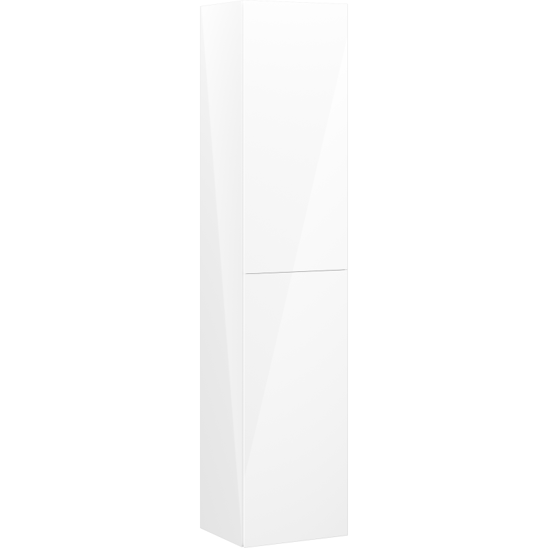 Mexen Orio kúpeľňový stĺpik 35 cm, 2 dvere, biely lesk - 91A11-03016-2-BF00