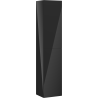Mexen Orio kúpeľňový stĺp 35 cm, 2 dvere, čierny lesk - 91A11-03016-2-BF70