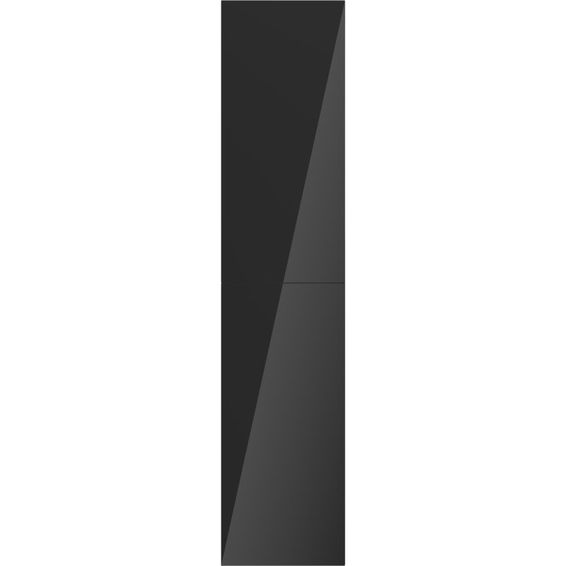 Mexen Orio kúpeľňová skrinka 35 cm, 2 dvere, čierny lesk - 91A11-03016-2-BF70