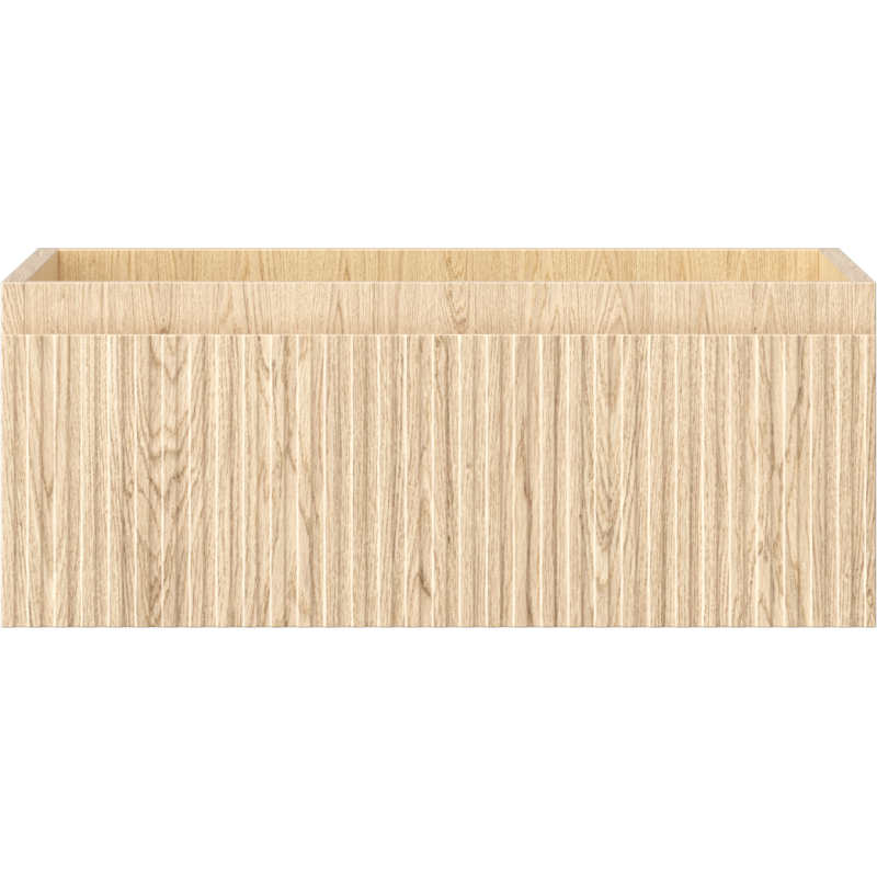 Mexen Rivel kúpeľňová skrinka pod umývadlo 60 cm, 1 zásuvka, ryhovaná, dub - 91A20-06023-1-BF81