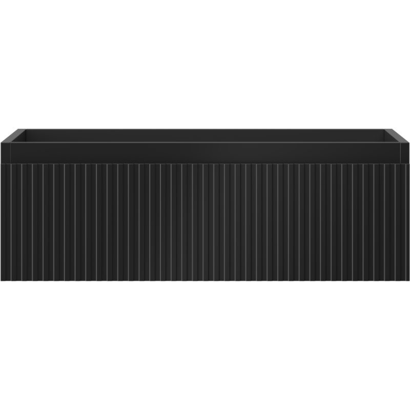 Mexen Rivel kúpeľňová skrinka pod umývadlo 70 cm, 1 zásuvka, ryhovaná, grafit mat - 91A20-07023-1-BF71