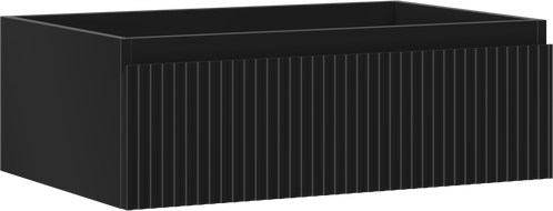 Mexen Rivel kúpeľňová skrinka pod umývadlo 70 cm, 1 zásuvka, ryhovaná, grafit mat - 91A20-07023-1-BF71