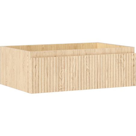 Mexen Rivel kúpeľňová skrinka pod umývadlo 70 cm, 1 zásuvka, ryhovaná, dub - 91A20-07023-1-BF81