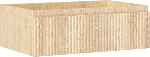 Mexen Rivel kúpeľňová skrinka pod umývadlo 70 cm, 1 zásuvka, drážkovaná, dub - 91A20-07023-1-BF81