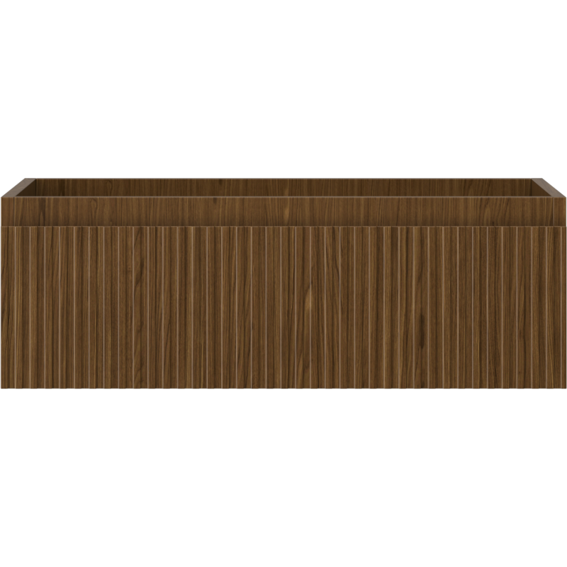 Mexen Rivel kúpeľňová skrinka pod umývadlo 70 cm, 1 zásuvka, ryhovaná, orech - 91A20-07023-1-BF86