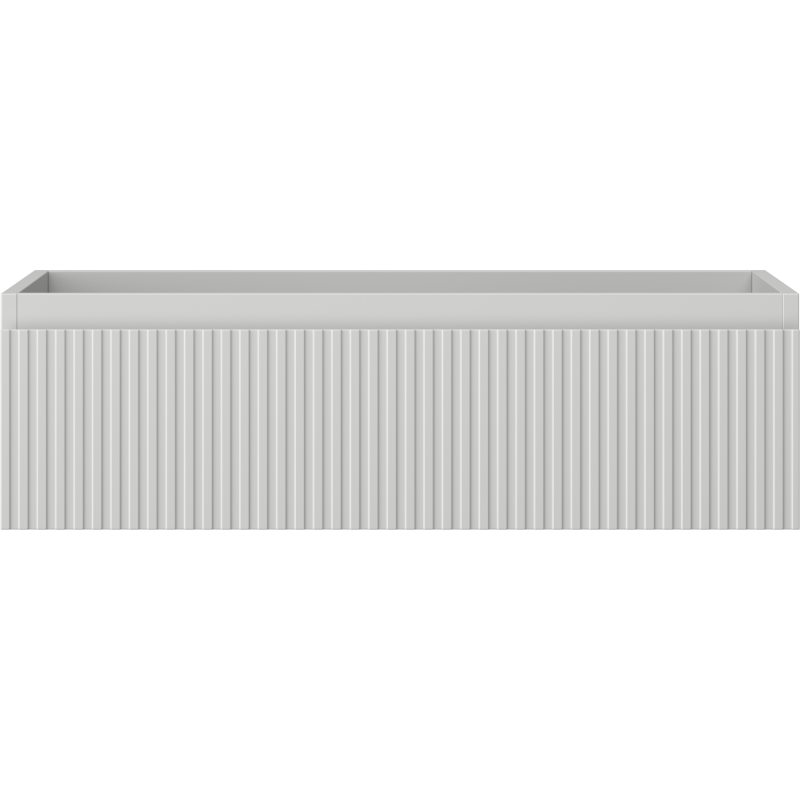 Mexen Rivel kúpeľňová skrinka pod umývadlo 80 cm, 1 zásuvka, ryhovaná, sivá matná - 91A20-08023-1-BF62