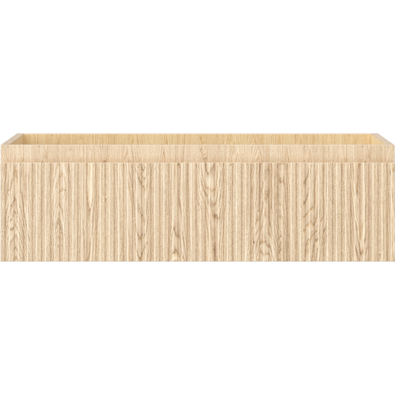 Mexen Rivel kúpeľňová skrinka pod umývadlo 80 cm, 1 zásuvka, ryhovaná, dub - 91A20-08023-1-BF81