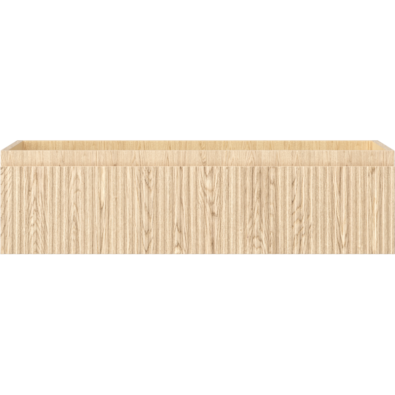 Mexen Rivel kúpeľňová skrinka pod umývadlo 90 cm, 1 zásuvka, ryhovaná, dub - 91A20-09023-1-BF81