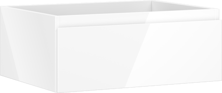 Mexen Orio skrinka pod umývadlo 60 cm, 1 zásuvka, biely lesk - 91A10-06023-1-BF00