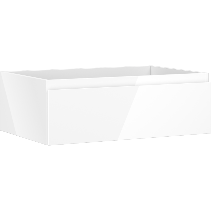 Mexen Orio kúpeľňová skrinka pod umývadlo 70 cm, 1 zásuvka, biela lesklá - 91A10-07023-1-BF00