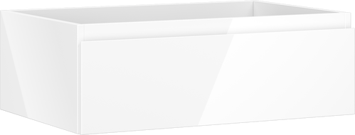 Mexen Orio kúpeľňová skrinka pod umývadlo 70 cm, 1 zásuvka, biela lesklá - 91A10-07023-1-BF00
