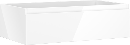 Mexen Orio kúpeľňová skrinka pod umývadlo 80 cm, 1 zásuvka, lesklá biela - 91A10-08023-1-BF00