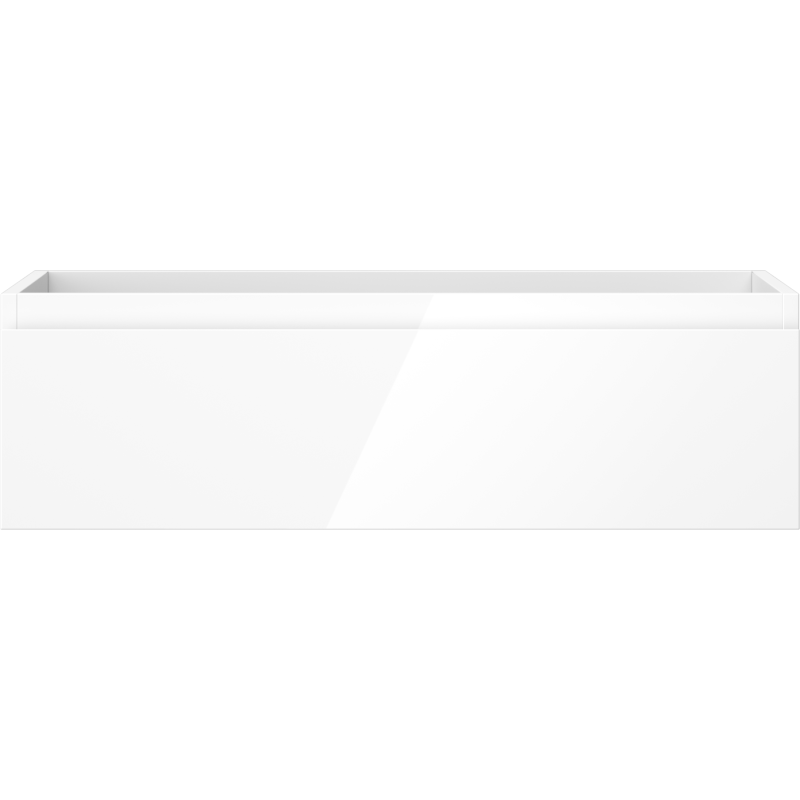 Mexen Orio kúpeľňová skrinka pod umývadlo 80 cm, 1 zásuvka, lesklá biela - 91A10-08023-1-BF00