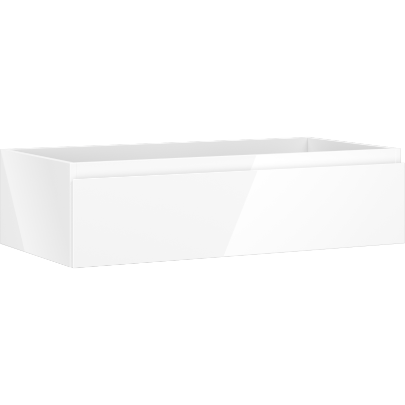 Mexen Orio kúpeľňová skrinka pod umývadlo 90 cm, 1 zásuvka, biely lesk - 91A10-09023-1-BF00