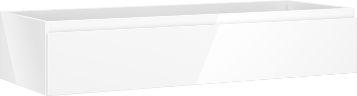 Mexen Orio kúpeľňová skrinka pod umývadlo 120 cm, 1 zásuvka, biely lesk - 91A10-12023-1-BF00