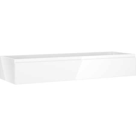 Mexen Orio kúpeľňová skrinka pod umývadlo 140 cm, 1 zásuvka, biely lesk - 91A10-14023-1-BF00
