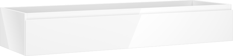 Mexen Orio kúpeľňová skrinka pod umývadlo 140 cm, 1 zásuvka, biely lesk - 91A10-14023-1-BF00