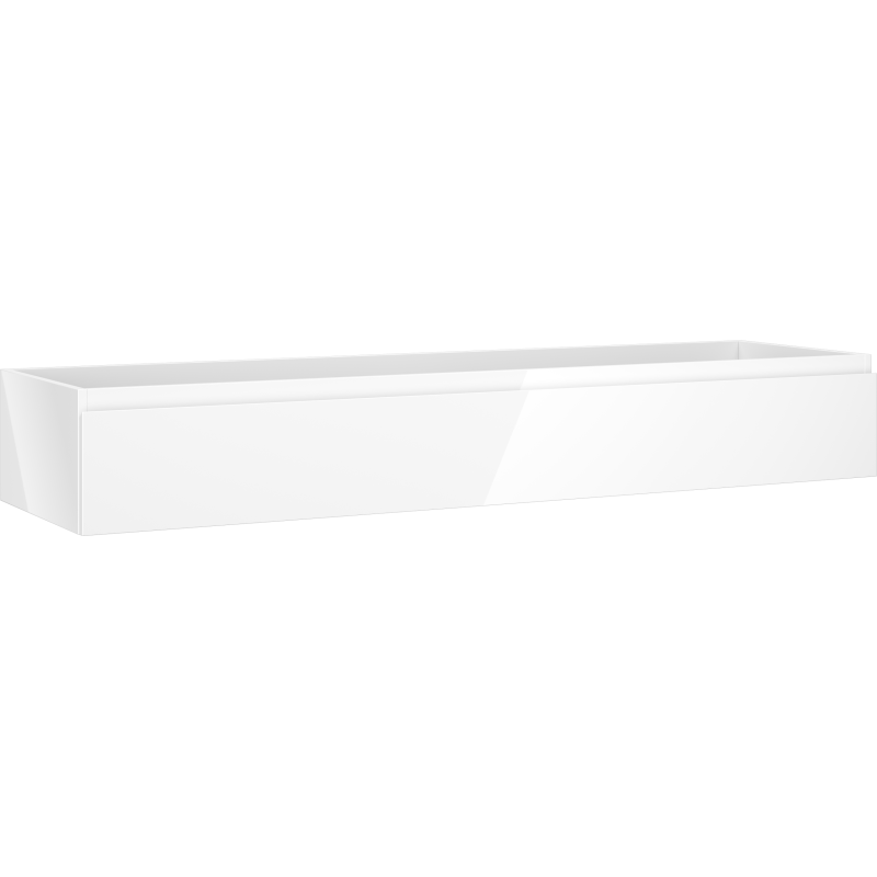Mexen Orio kúpeľňová skrinka pod umývadlo 160 cm, 1 zásuvka, biely lesk - 91A10-16023-1-BF00