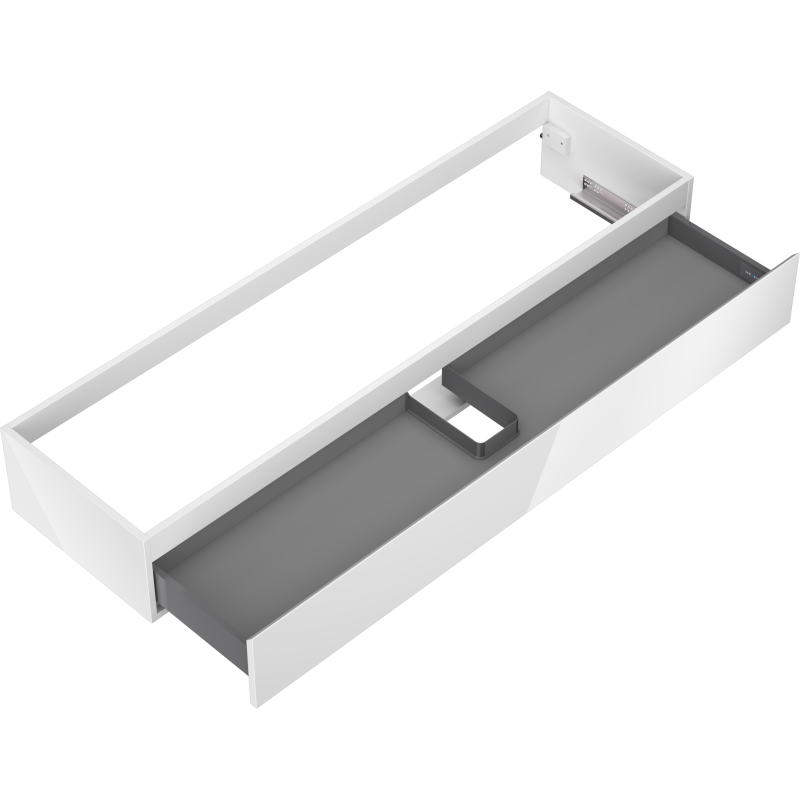 Mexen Orio kúpeľňová skrinka pod umývadlo 160 cm, 1 zásuvka, biela lesk - 91A10-16023-1-BF00