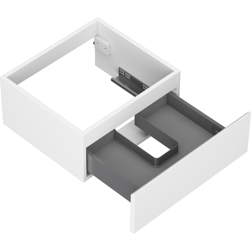 Mexen Orio kúpeľňová skrinka pod umývadlo 50 cm, 1 zásuvka, biela matná- 91A10-05023-1-BF01
