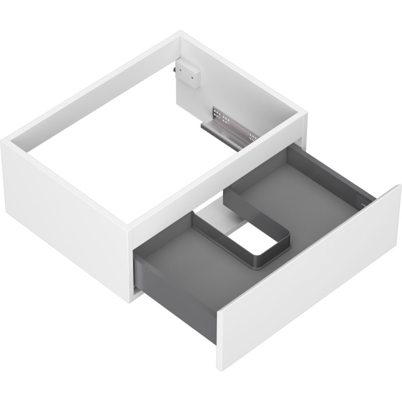 Mexen Orio kúpeľňová skrinka pod umývadlo 60 cm, 1 zásuvka, biela matná - 91A10-06023-1-BF01