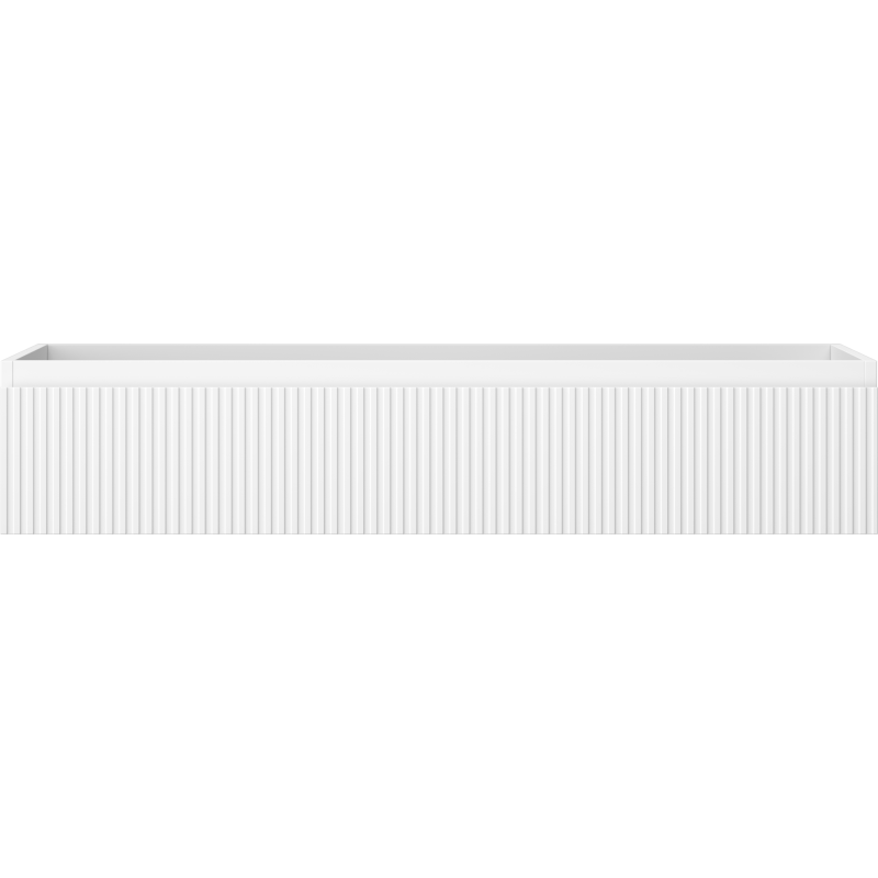 Mexen Rivel kúpeľňová skrinka pod umývadlo 120 cm, 1 zásuvka, ryhovaná, biela matná - 91A20-12023-1-BF01