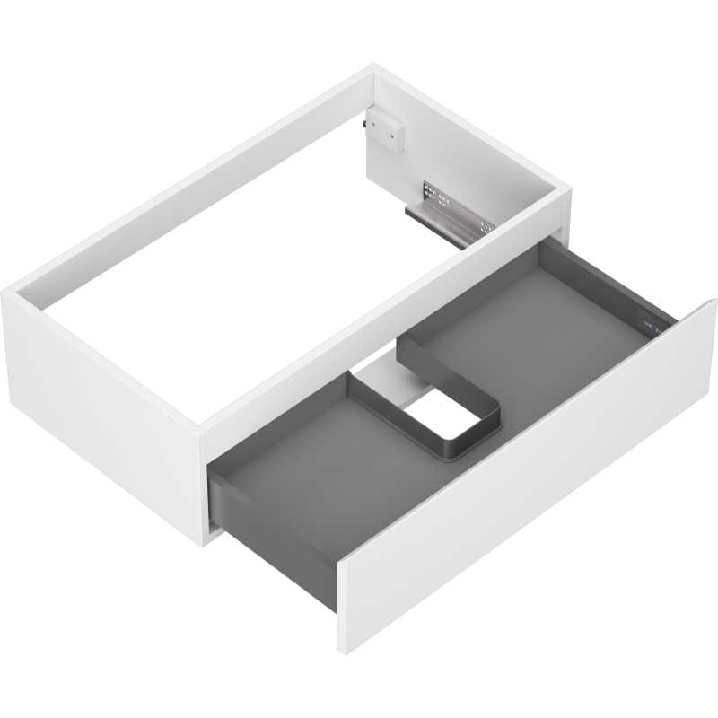 Mexen Orio kúpeľňová skrinka pod umývadlo 80 cm, 1 zásuvka, biela matná - 91A10-08023-1-BF01