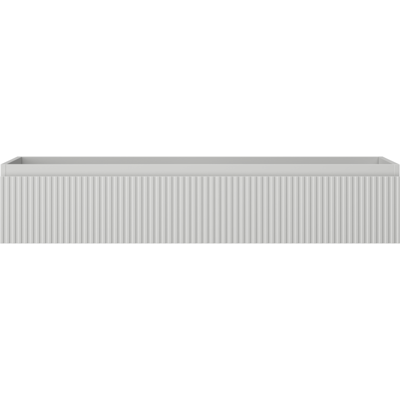 Mexen Rivel kúpeľňová skrinka pod umývadlo 120 cm, 1 zásuvka, ryhovaná, sivá matná - 91A20-12023-1-BF62