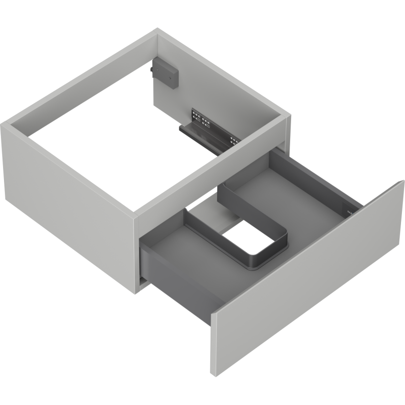 Mexen Orio kúpeľňová skrinka pod umývadlo 50 cm, 1 zásuvka, sivá mat - 91A10-05023-1-BF62