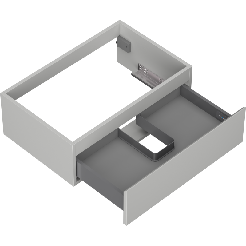 Mexen Orio kúpeľňová skrinka pod umývadlo 70 cm, 1 zásuvka, sivá matná - 91A10-07023-1-BF62