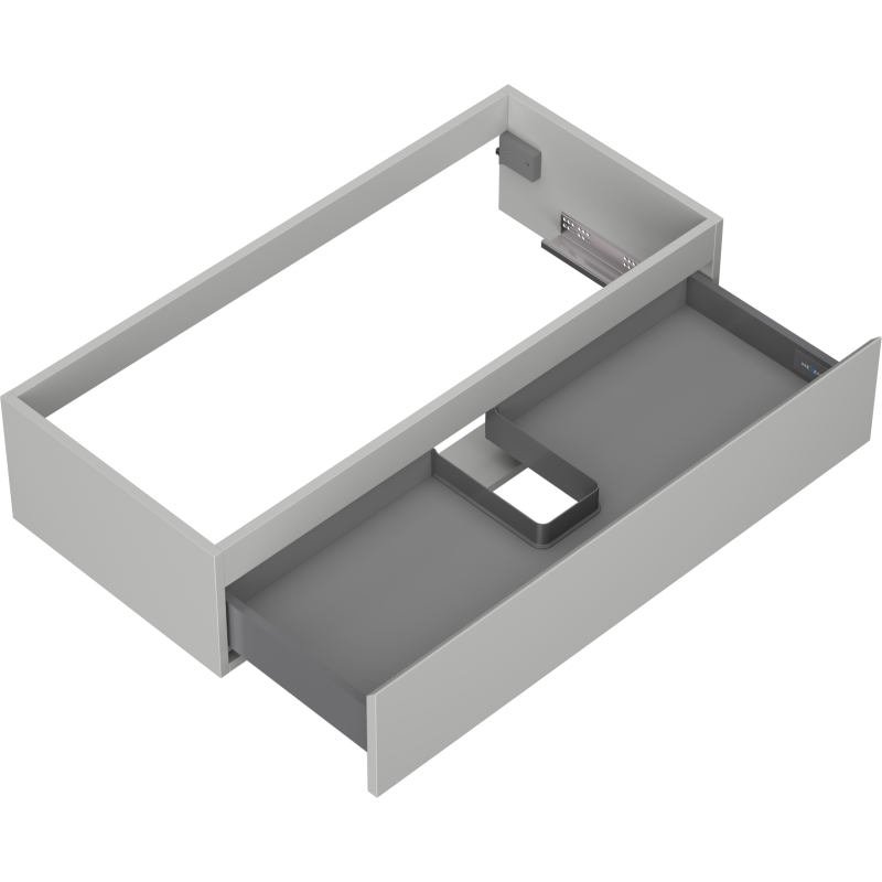 Mexen Orio kúpeľňová skrinka pod umývadlo 100 cm, 1 zásuvka, sivá matná - 91A10-10023-1-BF62
