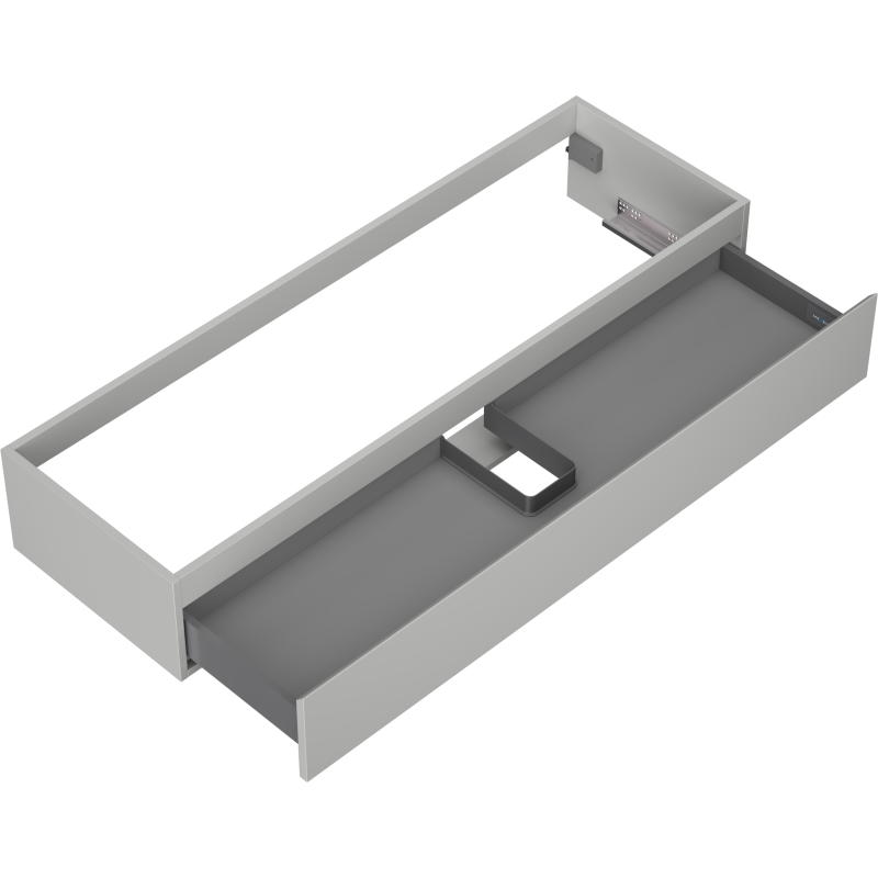 Mexen Orio kúpeľňová skrinka pod umývadlo 140 cm, 1 zásuvka, sivá matná - 91A10-14023-1-BF62