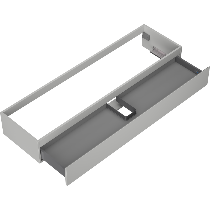 Mexen Orio kúpeľňová skrinka pod umývadlo 160 cm, 1 zásuvka, šedá matná - 91A10-16023-1-BF62