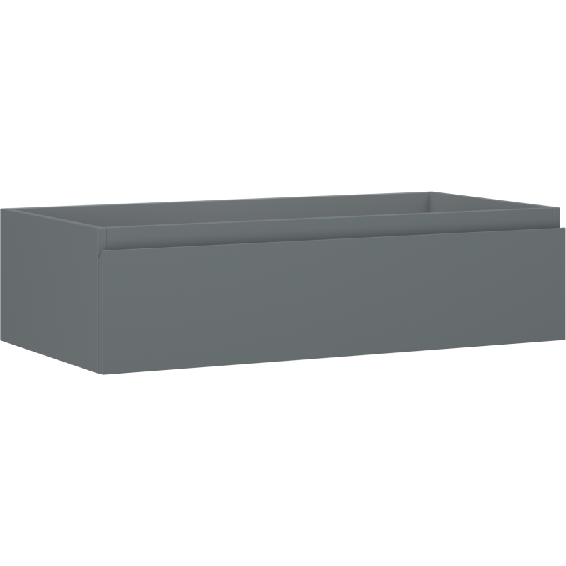 Mexen Orio kúpeľňová skrinka pod umývadlo 90 cm, 1 zásuvka, grafit mat - 91A10-09023-1-BF66