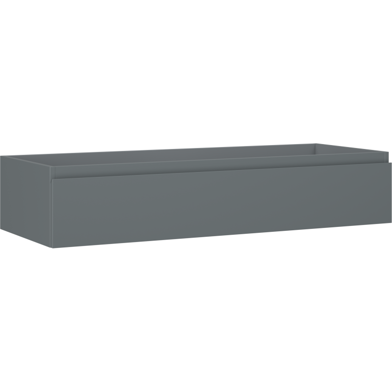 Mexen Orio kúpeľňová skrinka pod umývadlo 120 cm, 1 zásuvka, matná grafitová - 91A10-12023-1-BF66