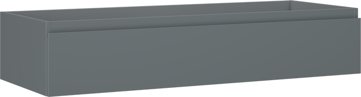 Mexen Orio kúpeľňová skrinka pod umývadlo 120 cm, 1 zásuvka, grafit mat - 91A10-12023-1-BF66