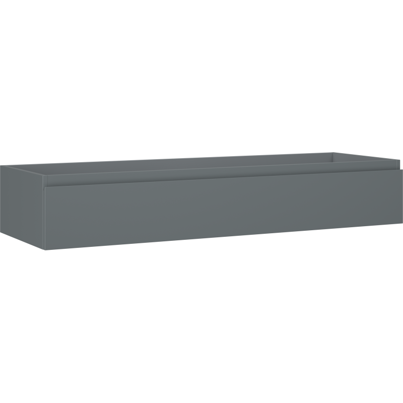 Mexen Orio kúpeľňová skrinka pod umývadlo 140 cm, 1 zásuvka, grafit matný - 91A10-14023-1-BF66