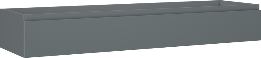 Mexen Orio kúpeľňová skrinka pod umývadlo 160 cm, 1 zásuvka, grafit mat - 91A10-16023-1-BF66