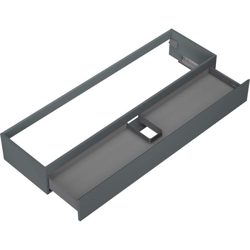 Mexen Orio kúpeľňová skrinka pod umývadlo 160 cm, 1 zásuvka, grafit mat - 91A10-16023-1-BF66
