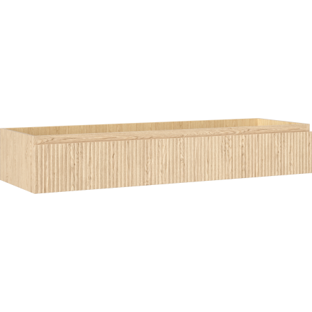 Mexen Rivel kúpeľňová skrinka pod umývadlo 140 cm, 1 zásuvka, ryhovaná, dub - 91A20-14023-1-BF81