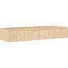 Mexen Rivel kúpeľňová skrinka pod umývadlo 140 cm, 1 zásuvka, ryhovaná, dub - 91A20-14023-1-BF81