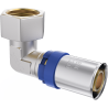 Mexen PEX-P polovičné pripojenie, lisovací koleno, lisované PEX 16 x 1/2 GW - W97136-1612F-00