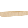 Mexen Rivel kúpeľňová skrinka pod umývadlo 160 cm, 1 zásuvka, drážkovaná, dub - 91A20-16023-1-BF81