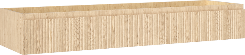 Mexen Rivel kúpeľňová skrinka pod umývadlo 160 cm, 1 zásuvka, ryhovaná, dub - 91A20-16023-1-BF81