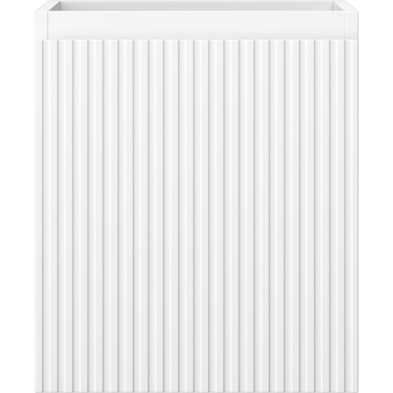 Mexen Rivel kúpeľňová skrinka pod umývadlo 40 cm, 1 zásuvka, ryhovaná, biela mat - 91A20-04047-1-BF01