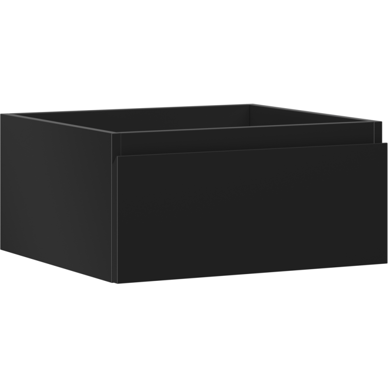 Mexen Orio kúpeľňová skrinka pod umývadlo 50 cm, 1 zásuvka, čierna matná - 91A10-05023-1-BF71