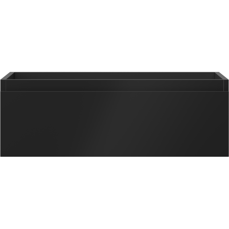 Mexen Orio kúpeľňová skrinka pod umývadlo 70 cm, 1 zásuvka, čierna matná - 91A10-07023-1-BF71