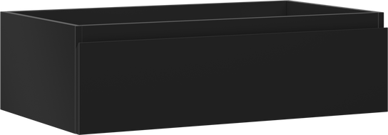 Mexen Orio kúpeľňová skrinka pod umývadlo 80 cm, 1 zásuvka, čierna matná - 91A10-08023-1-BF71