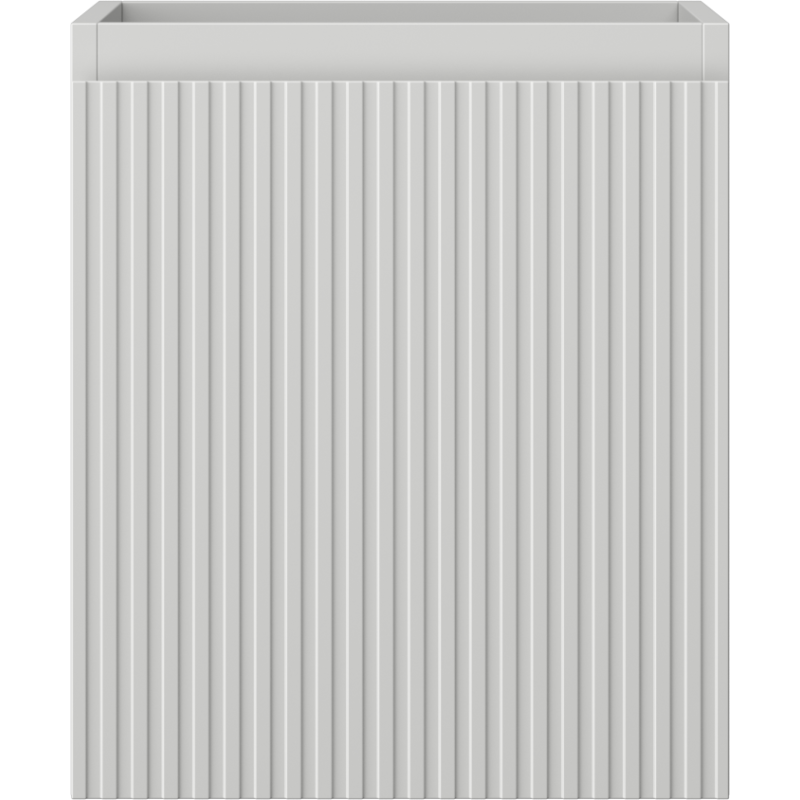 Mexen Rivel kúpeľňová skrinka pod umývadlo 40 cm, 1 zásuvka, ryhovaná, sivá mat - 91A20-04047-1-BF62