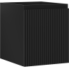 Mexen Rivel kúpeľňová skrinka pod umývadlo 40 cm, 1 zásuvka, ryhovaná, čierna matná - 91A20-04047-1-BF71